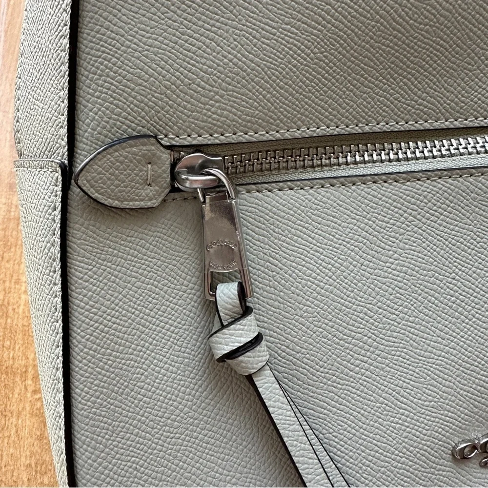 Coach Jordyn Backpack, Light Sage, Women’s Green Leather Backpack